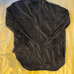 Madewell Abilene Popover in Plaid